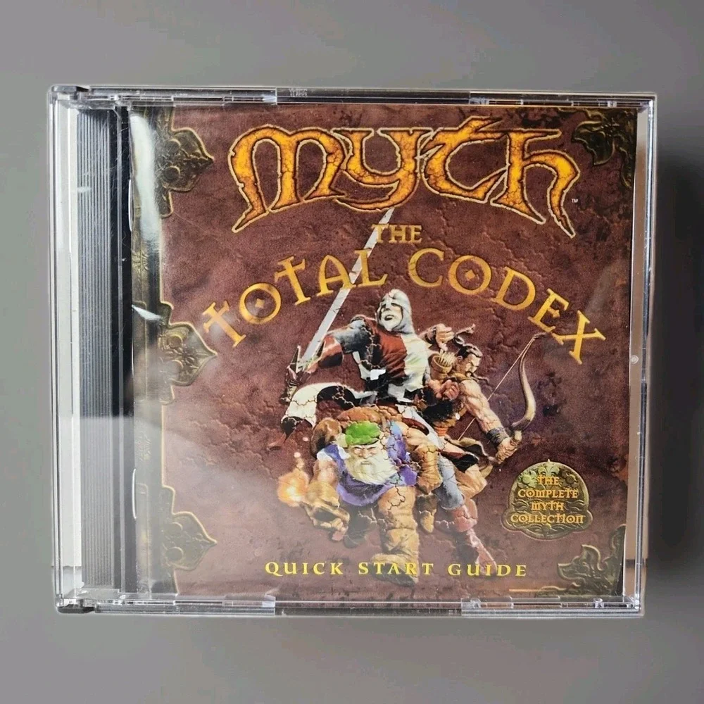 Myth: The Total Codex (WIN 95/98 & MacOS) Preowned 3-Disc‎ 2- Games 17+yrs
